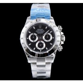 ROLEX 로렉스 데이토나 화이트골드 블랙 다이얼 VIP타입 코스모그래프 데이토나 116520-78590 오이스터 18K 화이트 골드 블랙 다이얼 ETA 7750B-2 크로노그래프 오토매틱 무브먼트 rol0660