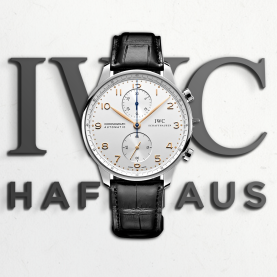 4위 (실사영상) IWC 포르투기즈 골드 아이더블유씨 포르투기즈 IW371480 크로노그래프 화이트 다이얼 오토매틱 무브먼트 iwc0213