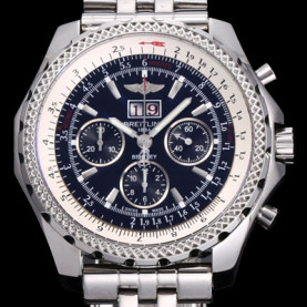 BREITLING 브라이틀링 벤틀리 6.75 빅데이트 블랙 다이얼 오토매틱 무브먼트 스크레치 방지 사파이어 크리스탈 글라스 등등 최고옵션 bre0199 - Breitling Bently 6.75 Edition Black Dial Automatic Movement