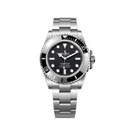 40위 ROLEX 로렉스 서브마리너 흑판 메탈 논데이트 베스트 114060 블랙 다이얼 논 데이트 오토매틱 무브먼트 rol0131