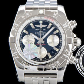 BREITLING 브라이틀링 크로노맷 B01 AB011012|B967|375A 칼리버 스틸 크로노그래프 오닉스블랙 다이얼 브레이슬릿 오토매틱 무브먼트 bre0306 - Breitling ChronomatB01 Men's Everyday Watch Chronograph Onyx Black Dial Bracelet High Quilty Automatic Movement