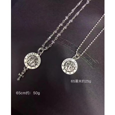 CHROME HEARTS 크롬하츠 남녀공용 925실버 목걸이 65cm