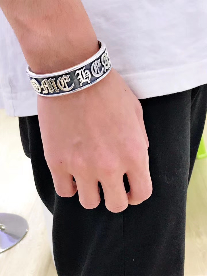 CHROME HEARTS 크롬하츠 남녀공용 925실버 팔찌