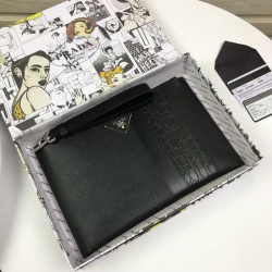 PRADA 프라다 레더 클러치백 2NH005-3