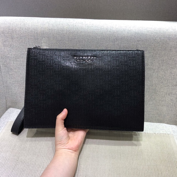 BURBERRY 버버리 TB 레더 클러치백 BURB0403