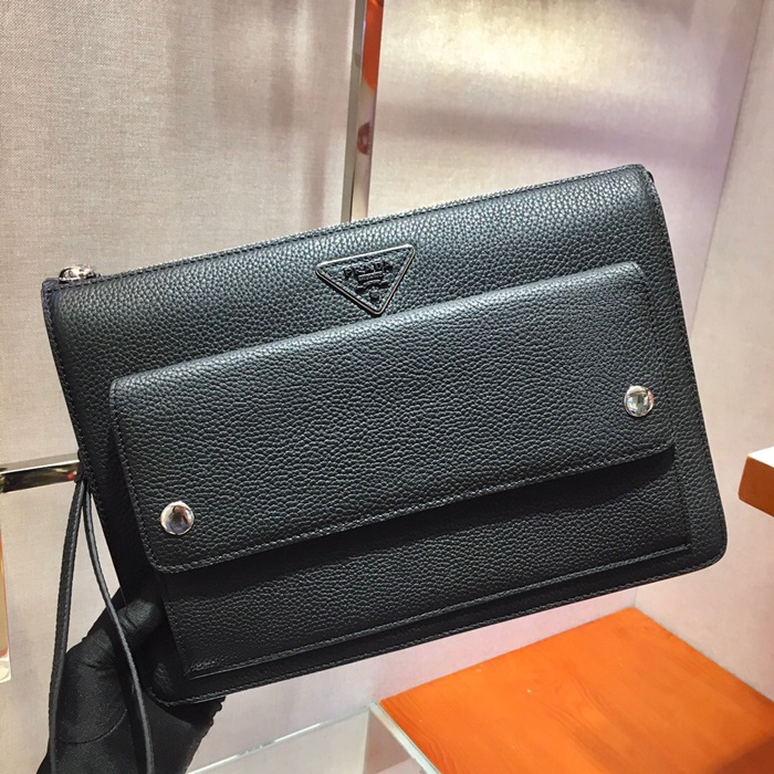 PRADA 프라다 레더 클러치백 2VF018-1 2COLOR