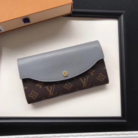 LOUIS VUITTON 루이비통 사라 롱월릿 그레이