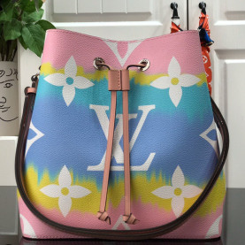 LOUIS VUITTON 루이비통 여성용 LV 에스칼 네오노에 MM 버킷 핑크,블루