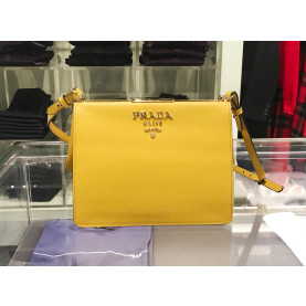PRADA 프라다 사피아노 라이트 프레임 숄더백