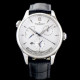 JAEGER-LECOULTRE 예거르쿨트르 신형 월드타임 모델!! 마스터 1428421 "지오그래픽 월드타임" 화이트 다이얼 오토매틱 무브먼트 jag0203 - Jaeger-LeCoultre Master Control Geographic GMT White Dial apanese 9015 Automatic Movement