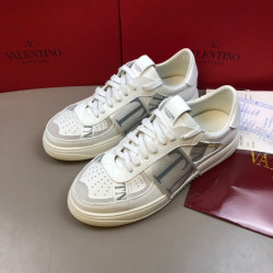 VALENTINO 발렌티노 패브릭 로고 밴드 스니커즈