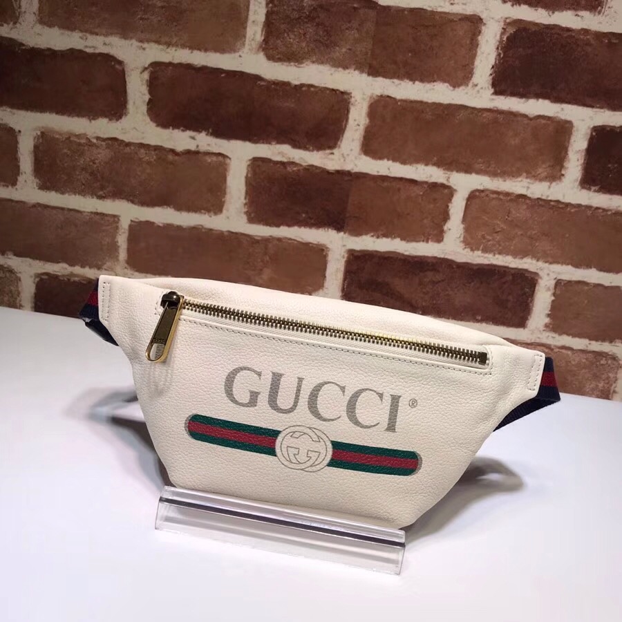 GUCCI 구찌 프린트 스몰 벨트백