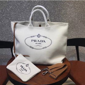 PRADA 프라다 페브릭 핸드백 1BG161-1
