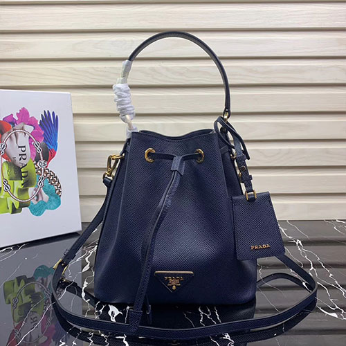 PRADA 프라다 사피아노 레더 버킷백 1BE032-1