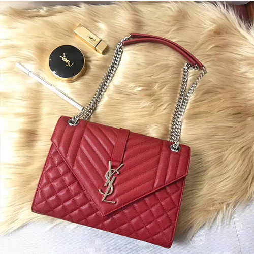 SAINT LAURENT 생로랑 믹스드 마틀라세 모노그램 사첼백 428134-1