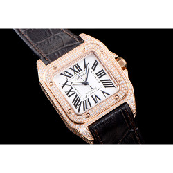 CARTIER 까르띠에 산토스 34mm-10 WM502151 수정형