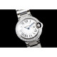 CARTIER 까르띠에 발롱블루 28mm 쿼츠-36 W4BB0015