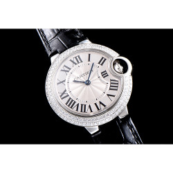 CARTIER 까르띠에 발롱블루 33mm 쿼츠-22 WE902056