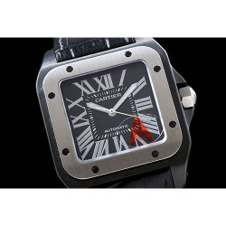 CARTIER 까르띠에 산토스 42mm-35 수정형 W2020010