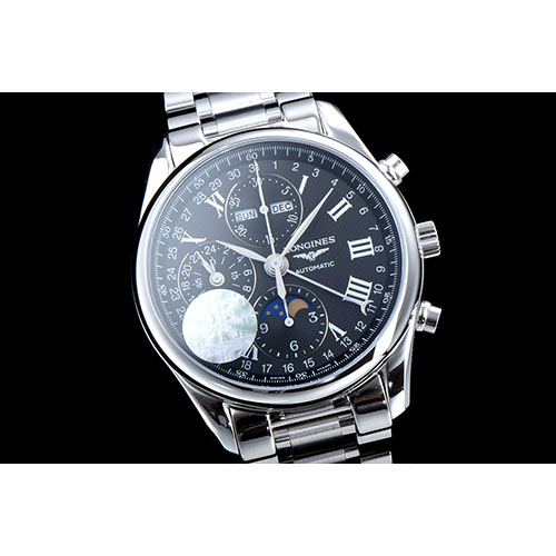LONGINES 론진 마스터 컬렉션 문페이즈 크로노그라프-5 L2.773.4.51.6