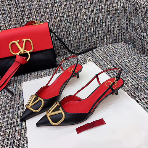 VALENTINO 발렌티노 VRING 브이링 슬링백 4cm M2762-3
