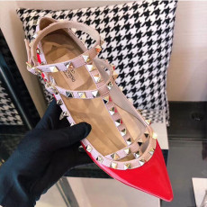 VALENTINO 발렌티노 락스터드 플랫 1cm M1343-3