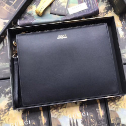 GUCCI 구찌 18FW 로고 레더 클러치 547613