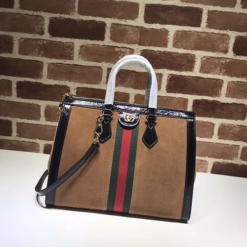 GUCCI 구찌 오피디아 GG 슈프림 탑핸들 백 신상 524537