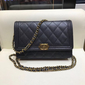 CHANEL 샤넬 캐비어 WOC 미니 크로스백 A033811