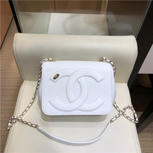 CHANEL 샤넬 CC 로고 미니 숄더백 AS10500