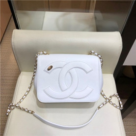 CHANEL 샤넬 CC 로고 미니 숄더백 AS10500