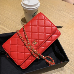 CHANEL 샤넬 WOC 램스킨 A33813