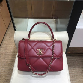 CHANEL 샤넬 탑핸들 플랩백 AS92236-3