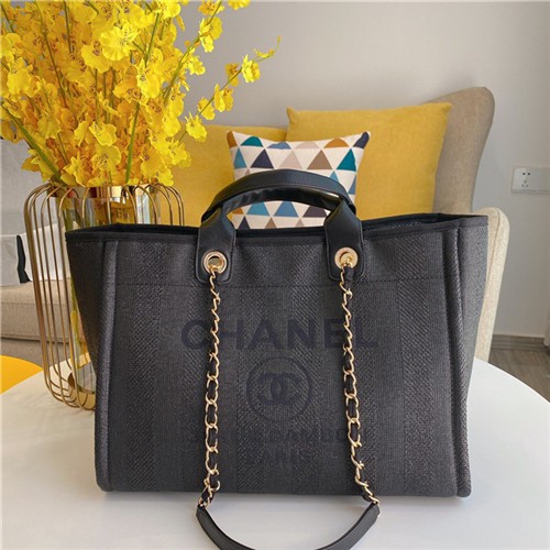 CHANEL 샤넬 캔버스 쇼퍼백 39CM C887600-4