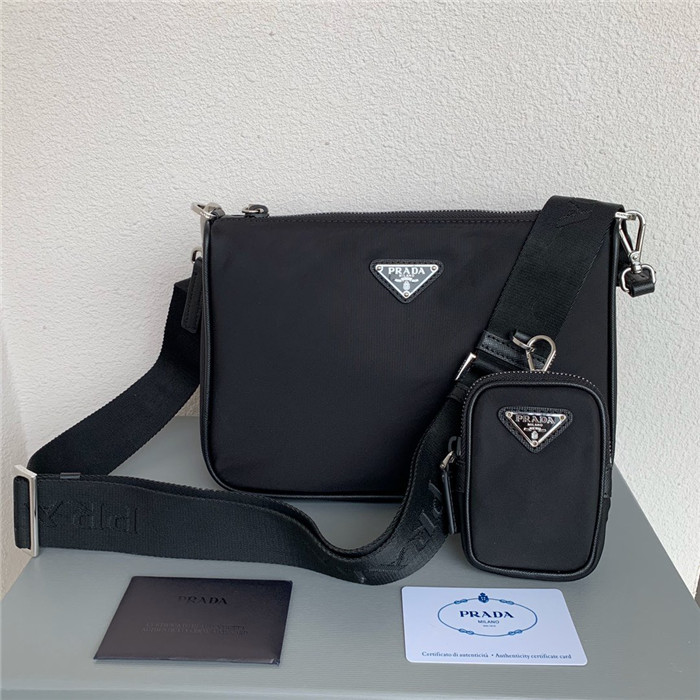 PRADA 프라다 호보 나일론 크로스백 P60991