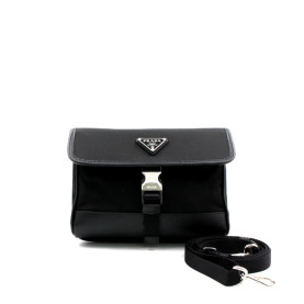 PRADA 프라다 테수토 리나일론 사피아노 크로스 숄더백 1BD235