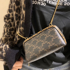 CELINE 셀린느 트리오페 체인 미니백 C100382