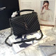 SAINT LAURENT 생로랑 사첼백 실버 토트&숄더 24CM Y87105-6