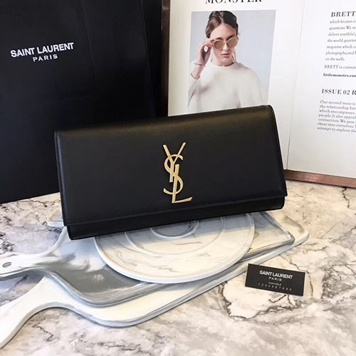 SAINT LAURENT 생로랑 YSL로고 클러치 핸드백 27CM Y80910