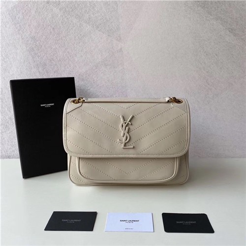 SAINT LAURENT 생로랑 NIKI 체인 숄더백 미듐 Y6980-2