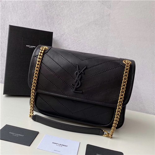 SAINT LAURENT 생로랑 NIKI 체인 숄더백 미듐 Y6980-3