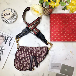 DIOR 디올 오블리크 새들 핸드&숄더 M0446 25.5CM