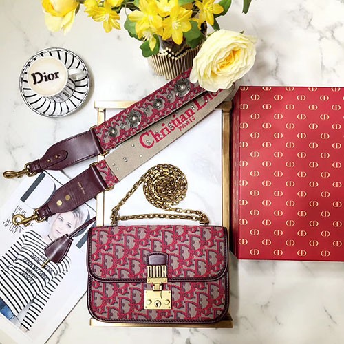 DIOR 디올 어딕트 오블릭트 플랩백 M5818 24CM