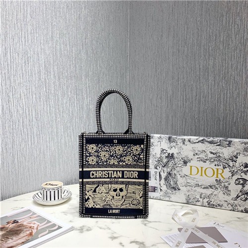 DIOR 디올 미니 북 토트백 D68810-3