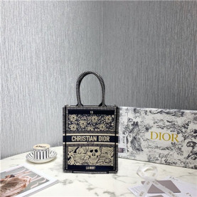 DIOR 디올 미니 북 토트백 D68810-3