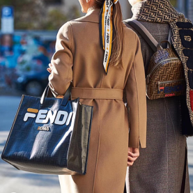 FENDI 펜디 X 휠라 콜라보 쇼핑백 F80001
