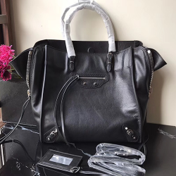 BALENCIAGA 발렌시아가 파피에르백 PAPIER BLACK 609A 30CM