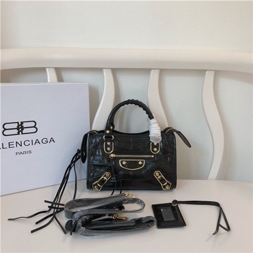 BALENCIAGA 발렌시아가 시티 모터백 스몰 24CM B50092