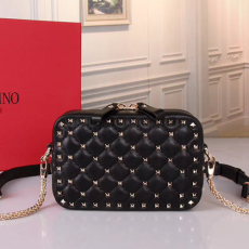 VALENTNIO 발렌티노 카메라백 GARAVANI ROCKSTUD SPIKE BOX BAG V10800