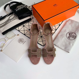 HERMES 에르메스 샌들 굽높이6CM 봄신상(220,250사이즈 주문제작)